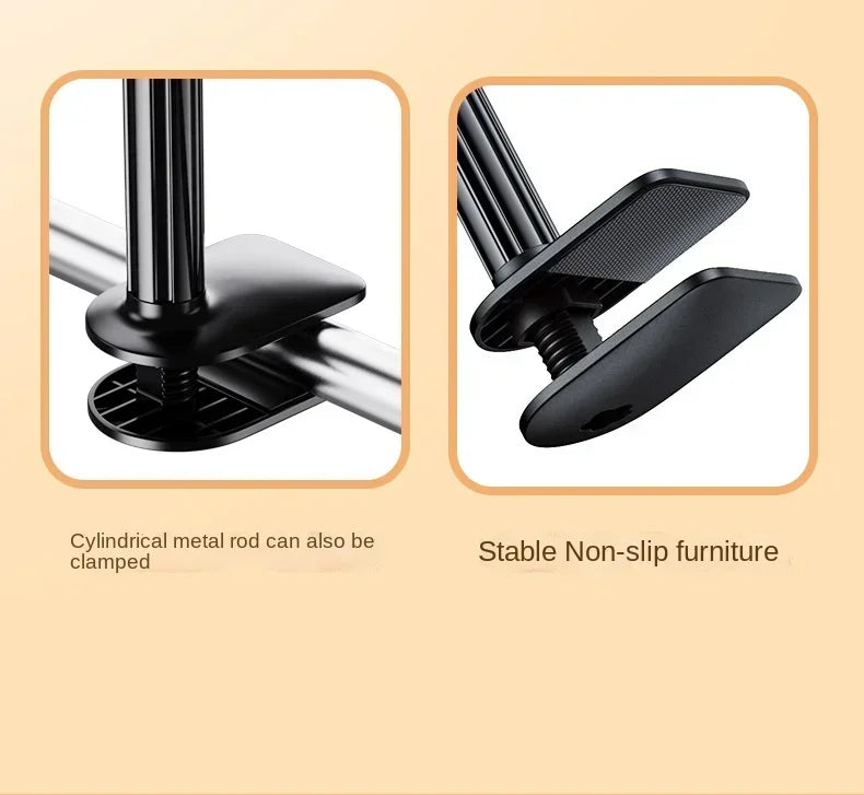 Universal Mobile Phone Holder Flexible Arm Adjustable Phone Clip Desktop Tablet Mount Bracket for iPad Support