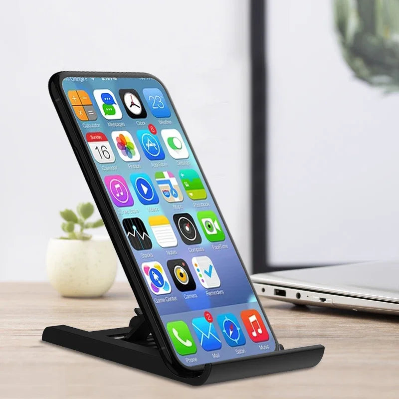 Desktop Phone Holder Stand Foldable Portable Tablet Stand Desk Lazy Bracket For iPhone 13 Pro iPad Mobile Phone Tablet below 12"