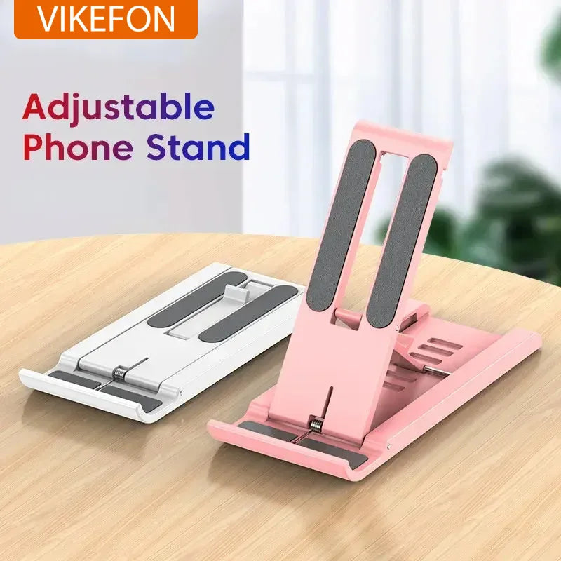 Desktop Phone Holder Stand Foldable Portable Tablet Stand Desk Lazy Bracket For iPhone 13 Pro iPad Mobile Phone Tablet below 12"