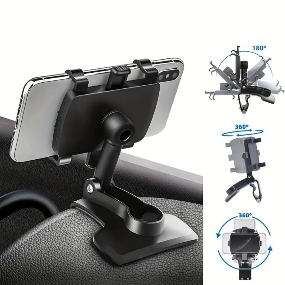 Car Phone Holder Stand Universal Dashboard Car Clip Mount GPS Bracket Car Mobile Phone