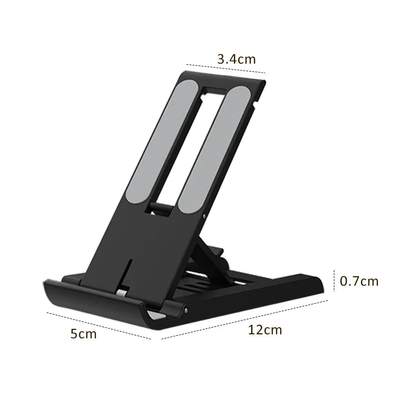 Desktop Phone Holder Stand Foldable Portable Tablet Stand Desk Lazy Bracket For iPhone 13 Pro iPad Mobile Phone Tablet below 12"