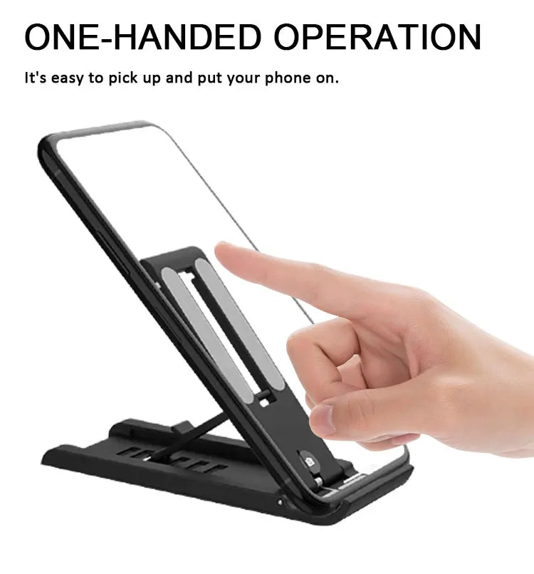 Desktop Phone Holder Stand Foldable Portable Tablet Stand Desk Lazy Bracket For iPhone 13 Pro iPad Mobile Phone Tablet below 12"