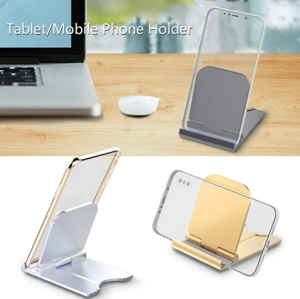 Phone Holder Stand Mobile Smartphone Support Tablet Stand for iPhone Desk Cell Phone Holder Stand Portable Mobile Holder Mount