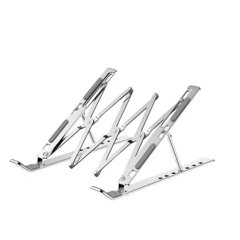 Aluminum Foldable Portable Bracket Holder For Macbook Notebook Laptop Stand Metal Height Adjustable Cooling Rack