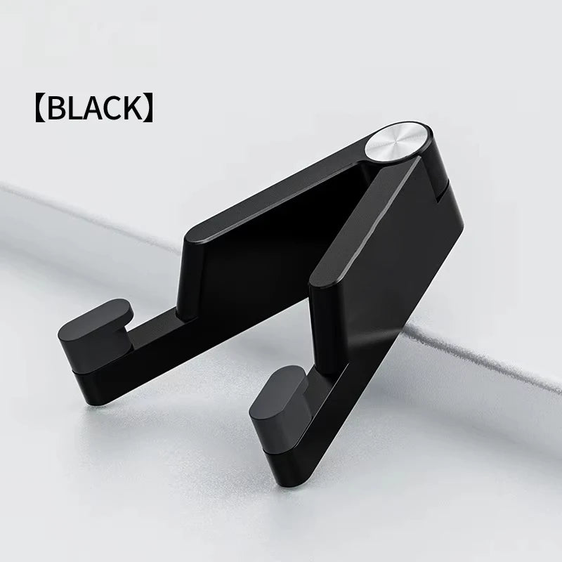 T1 Universal Mini Size Aluminum Portable Folding Desk Mount Holder Bracket Mobile Phone Cradle Foldable Stand for Cellphone