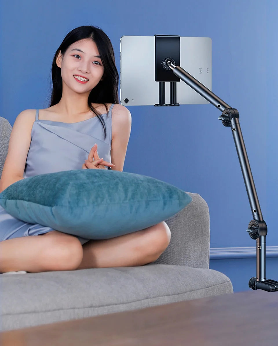 Tablet Stand For iPad Samsung 4 to 12.9 inch Holder Bed Desktop Long Arm Rotatable Phone Mount Support Tablet Bracket