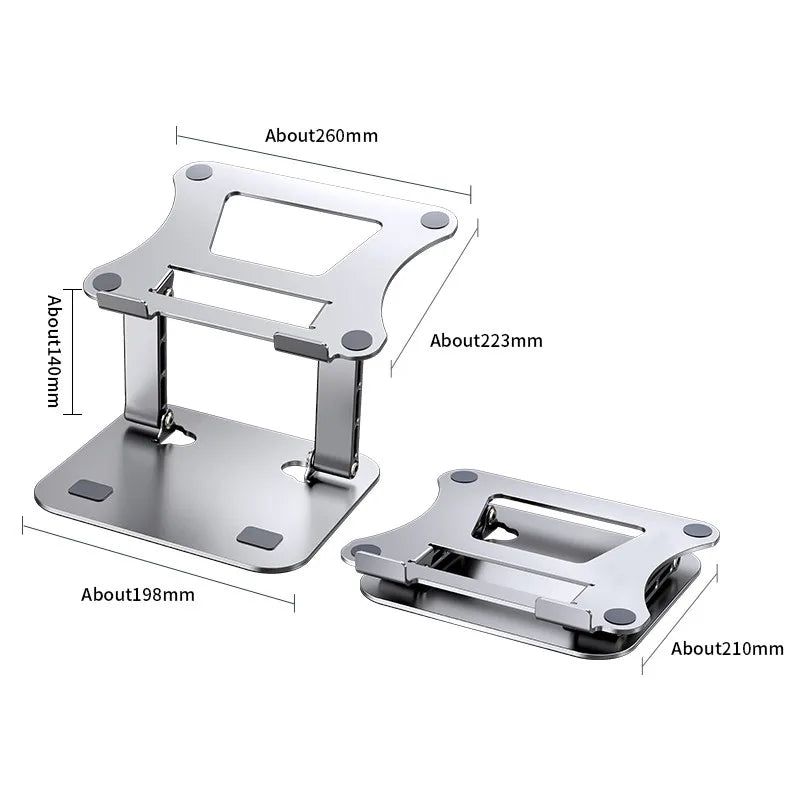 Aluminum Desktop Mobile Phone Stand Foldable iPad Tablet Support Cell Phone Desk Bracket Lazy Holder For Smartphone Mount