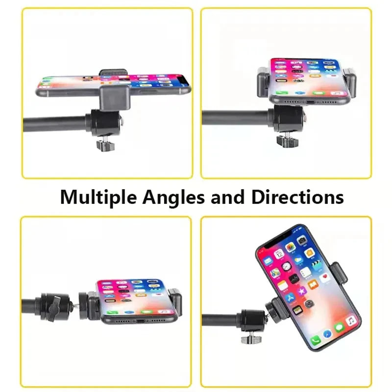 Selfie Ring light Photographic Holder Photo Led Fill light Lamp For YouTube TikTok Video Live Phone Holder Tripod Folding Arm